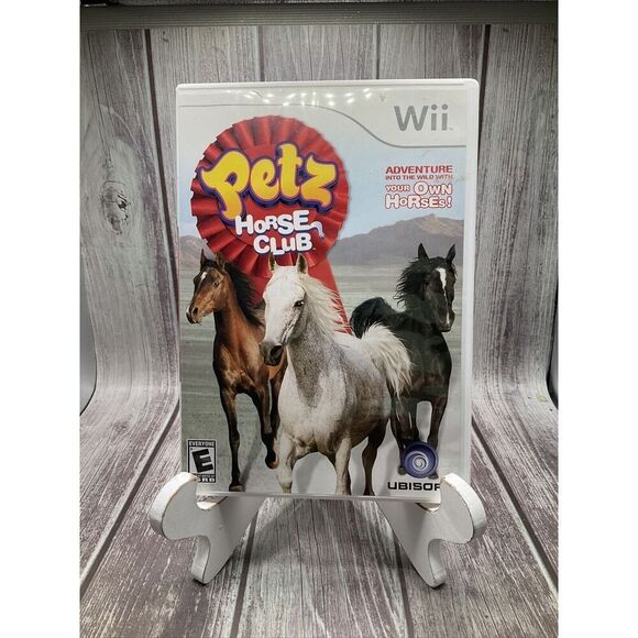 2008 Ubisoft Petz Horse Club for Nintendo Wii Simulation Game Rated E All Ages - Picture 1 of 3